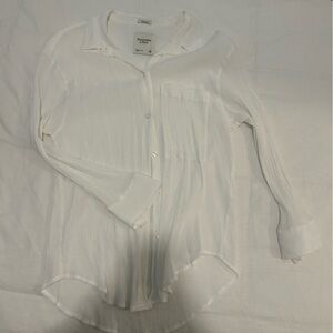 Abercrombie Crinkle Button Down Shirt